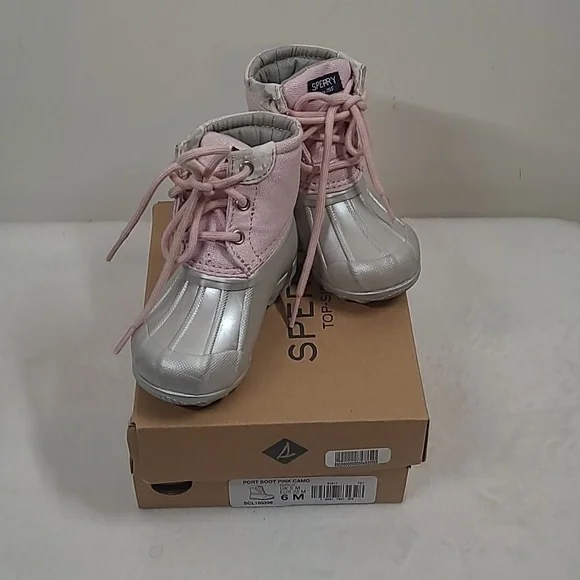 Sperry Port Boot Pink Camo - Picture 9 of 9